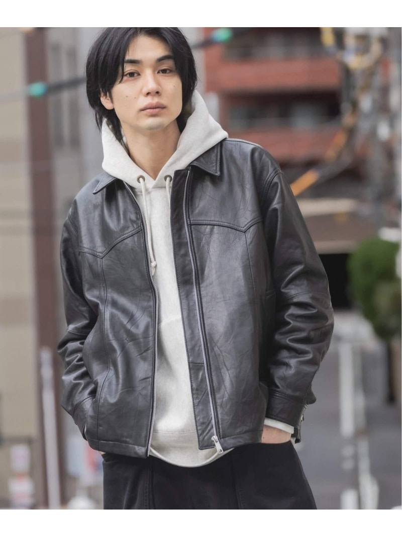 楽天市場】【SALE／30%OFF】417 EDIFICE UPCYCLE LETHER BLOUSON
