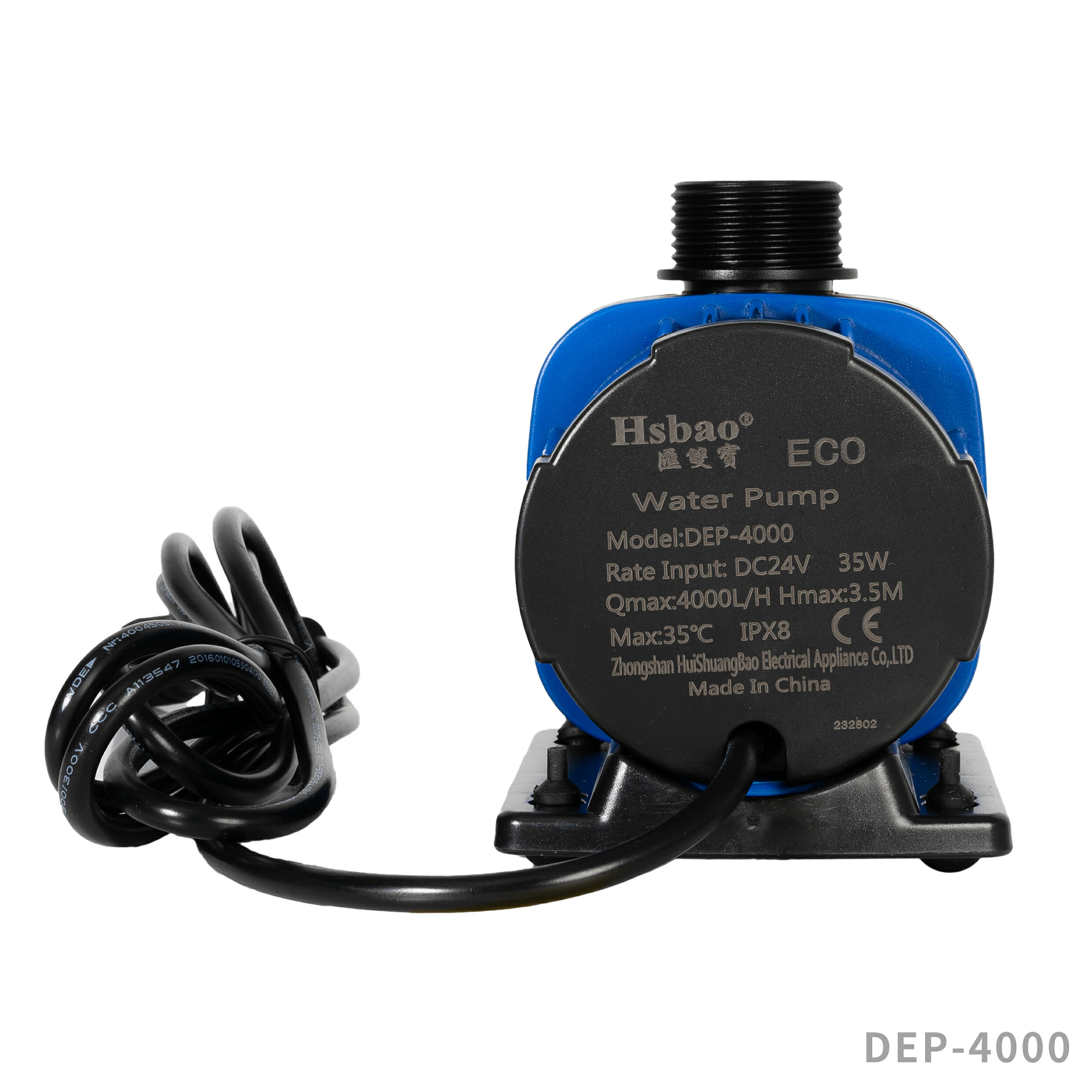 楽天市場】【NEWモデル】HSBAO社製 DEP-4000 吐出量4000L/H (毎分66L