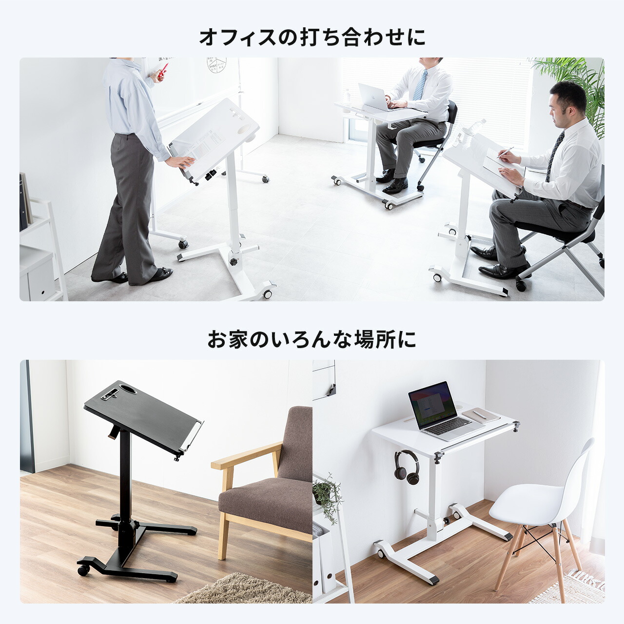 楽天市場】スタンディングデスク 昇降デスク ガス圧デスク 折りたたみ