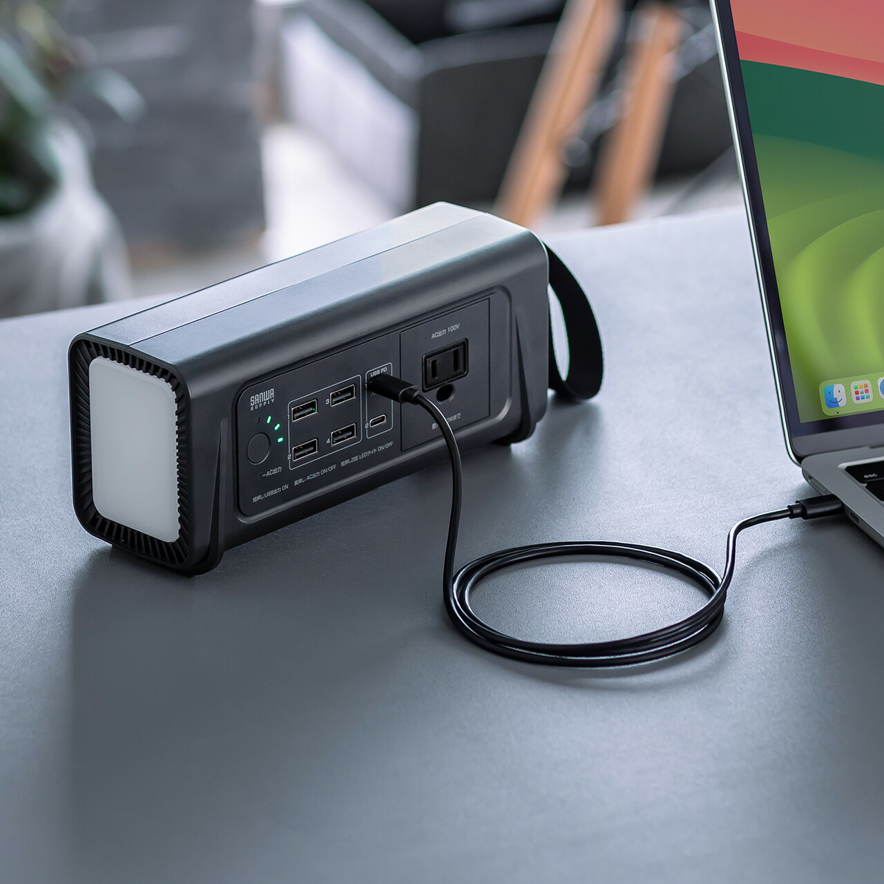 サンワ』ポータブル電源 30000mAh AC USB対応 【公式通販】