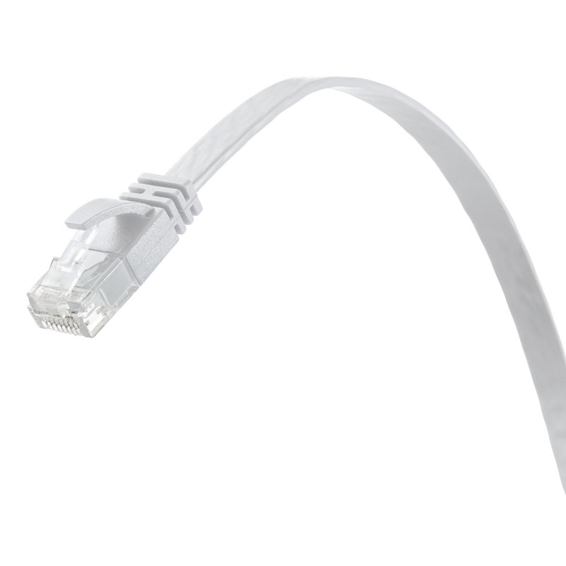 楽天市場】カテゴリ6AフラットLANケーブル（ホワイト・30m） : サンワ