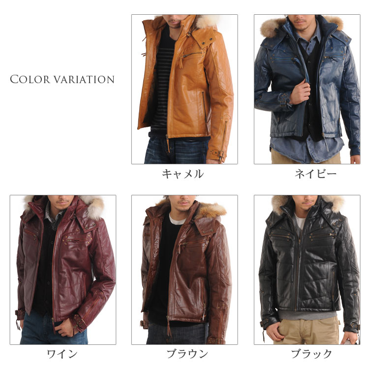 楽天市場】【10%offクーポン】バッファロー レザー ライダース