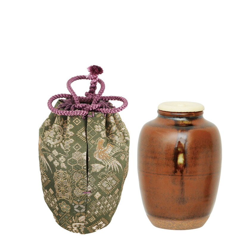 時代茶入仕覆木箱入
