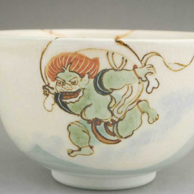 楽天市場】京焼 清水焼 抹茶茶碗 風神雷神 陶仙 : 京焼清水焼専門店 松韻堂