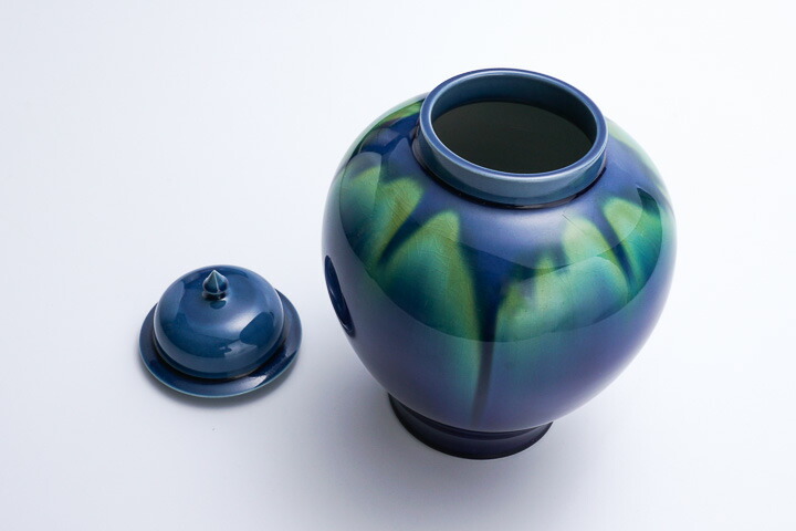 楽天市場】九谷焼 ＜限定品蔵出し＞飾壺 耀彩（桐箱付）/人間国宝 三代