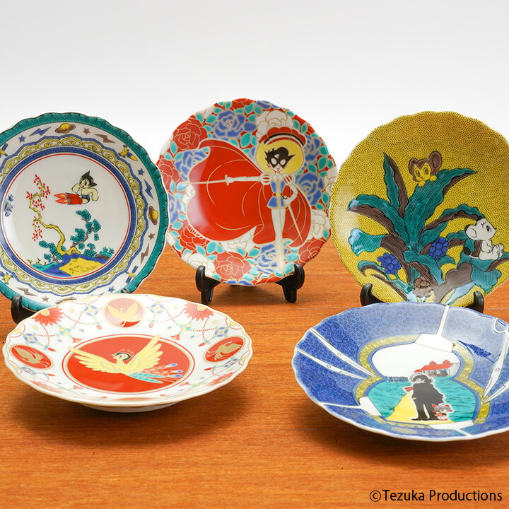 江戸時代 九谷焼 錦手小皿 10枚 8.7㎝ 赤絵 絵皿 見込に二