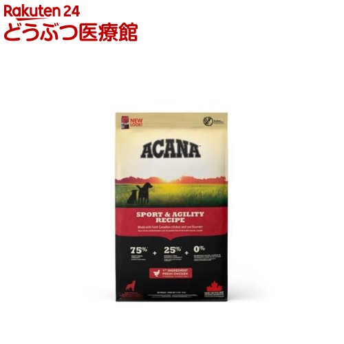 楽天市場】アカナ スポーツ&アジリティレシピ【正規輸入品】(11.4kg