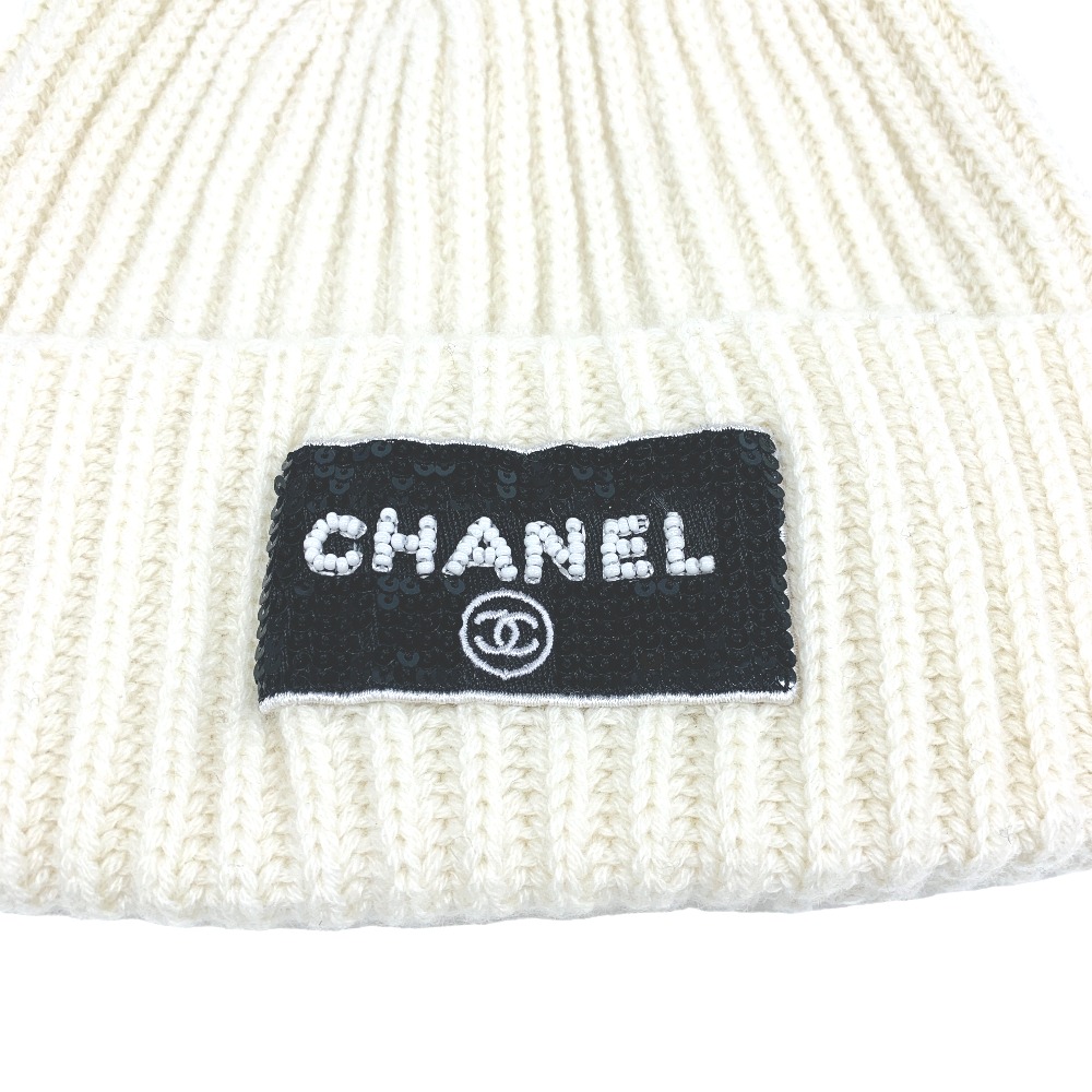 楽天市場】CHANEL シャネル ニットキャップ AA9553 ニット帽 ビーニー