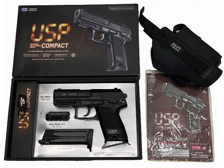 東京マルイ USP COMPACT 予備マグ付き中古 東京マルイ] USP コンパクト