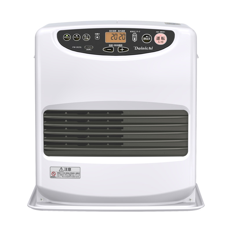 楽天市場】ダイニチ Dainichi 石油ファンヒーター FW-3625L-W ムーン