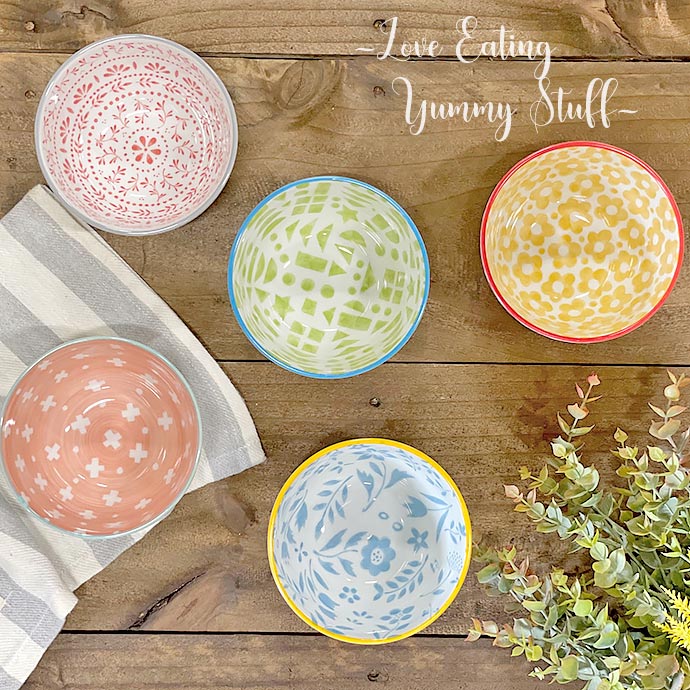 楽天市場】ボウル どんぶり 北欧 フラワー 5柄セット 径12.5cm 480ml