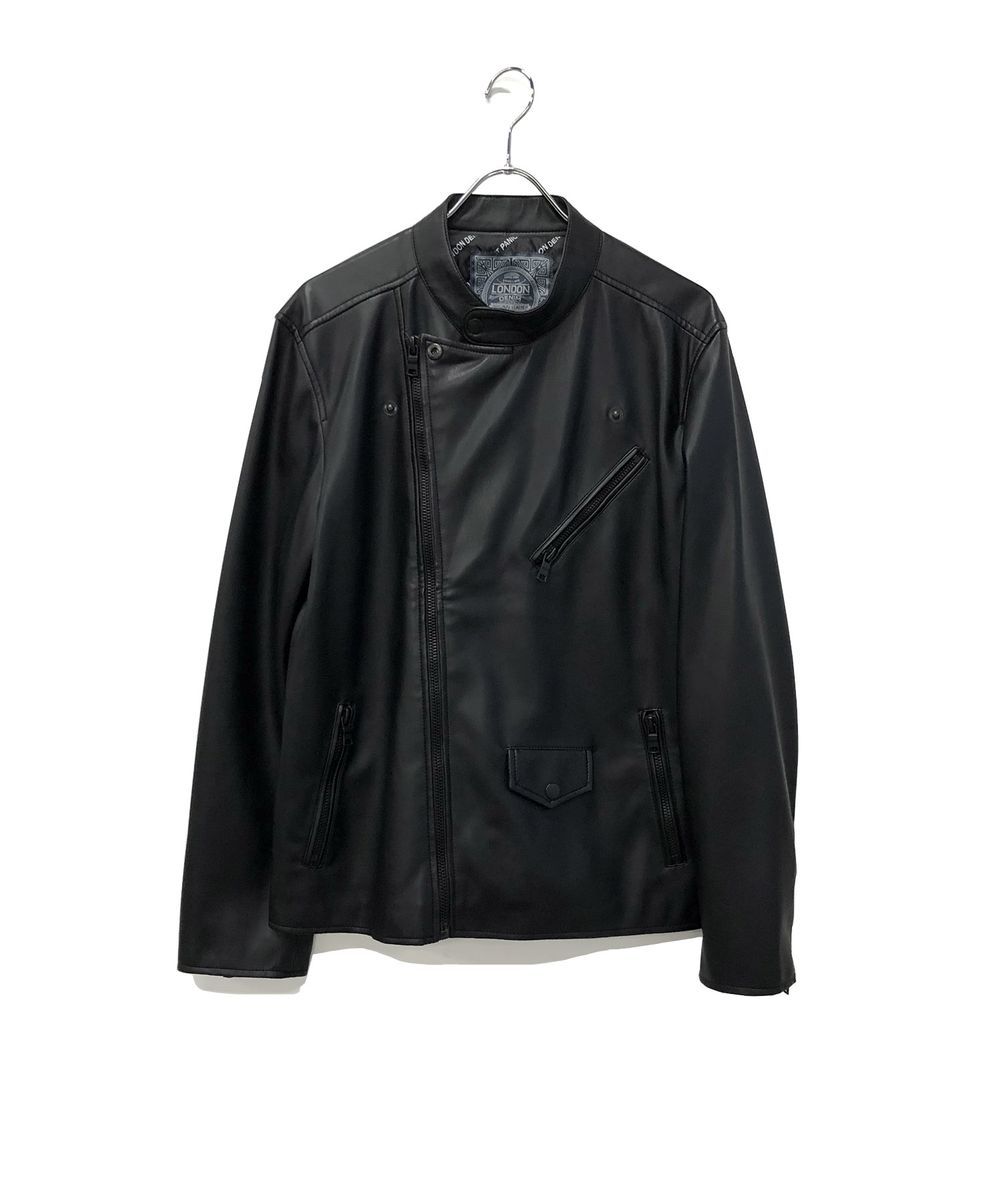 楽天市場】【LondonDenim】フェイクレザー/シングルライダース