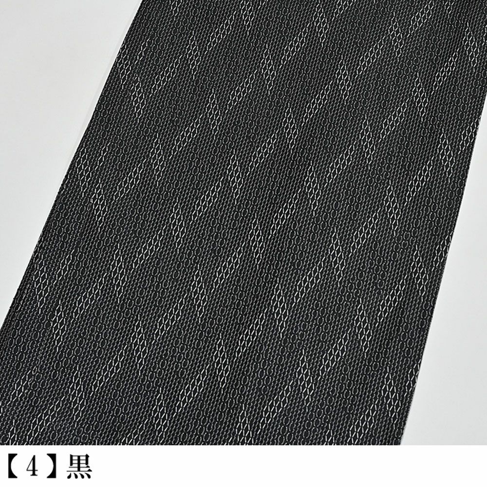 正絹つずら織コート生地反物モノクロ組紐織長さ2丈7尺(約11.8m）