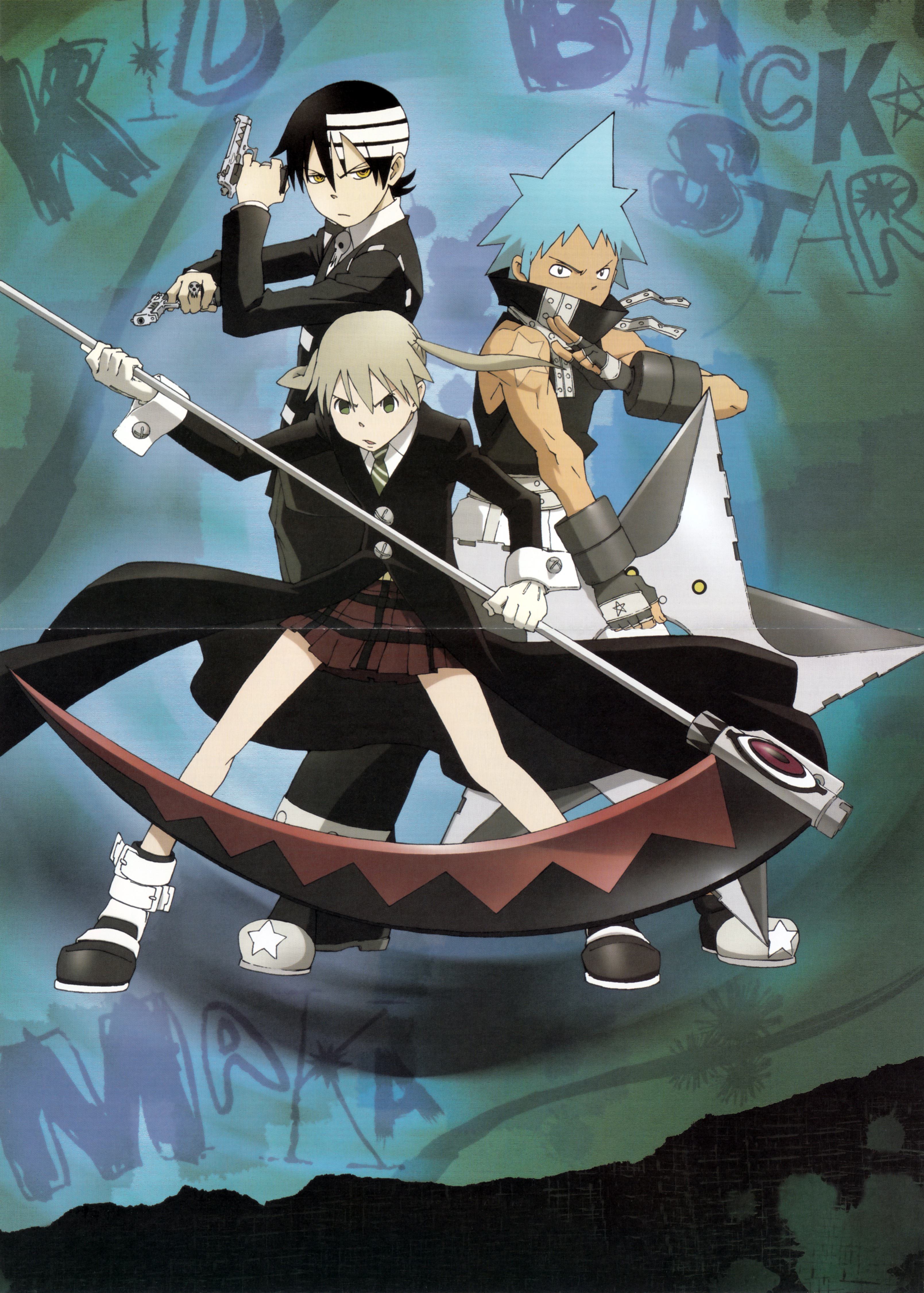 ソウルイーター 切り抜き マカ ブラックスター デス・ザ・キッド