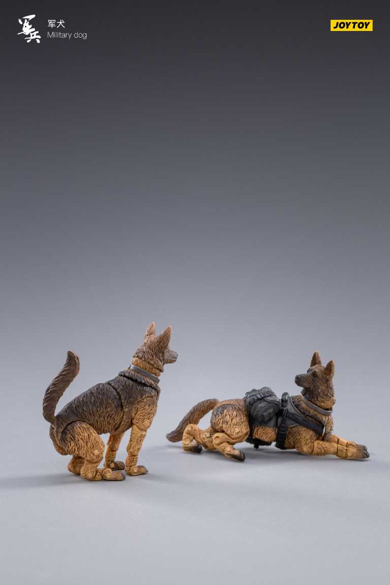 軍犬 1/18スケールアクションフィギュア【6973130371453】｜JOYTOY