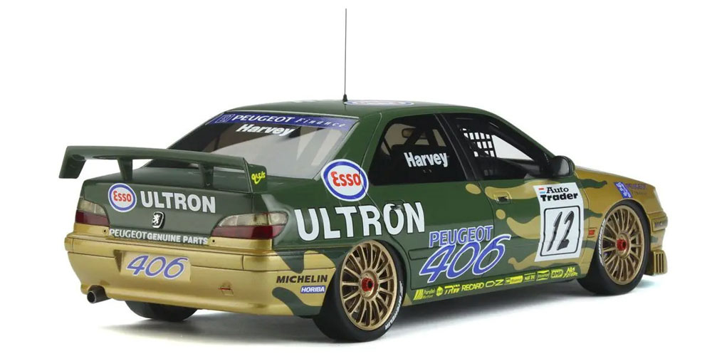 OTM828 OTTO MOBILE 1/18 プジョー 406 BTCC 1996 ＃12【OTM828