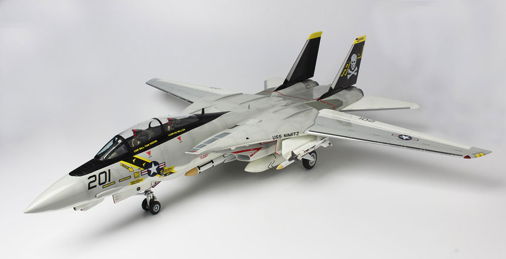 F-14A トムキャット ジョリーロジャース機 新品保管品】1/18 F-14A