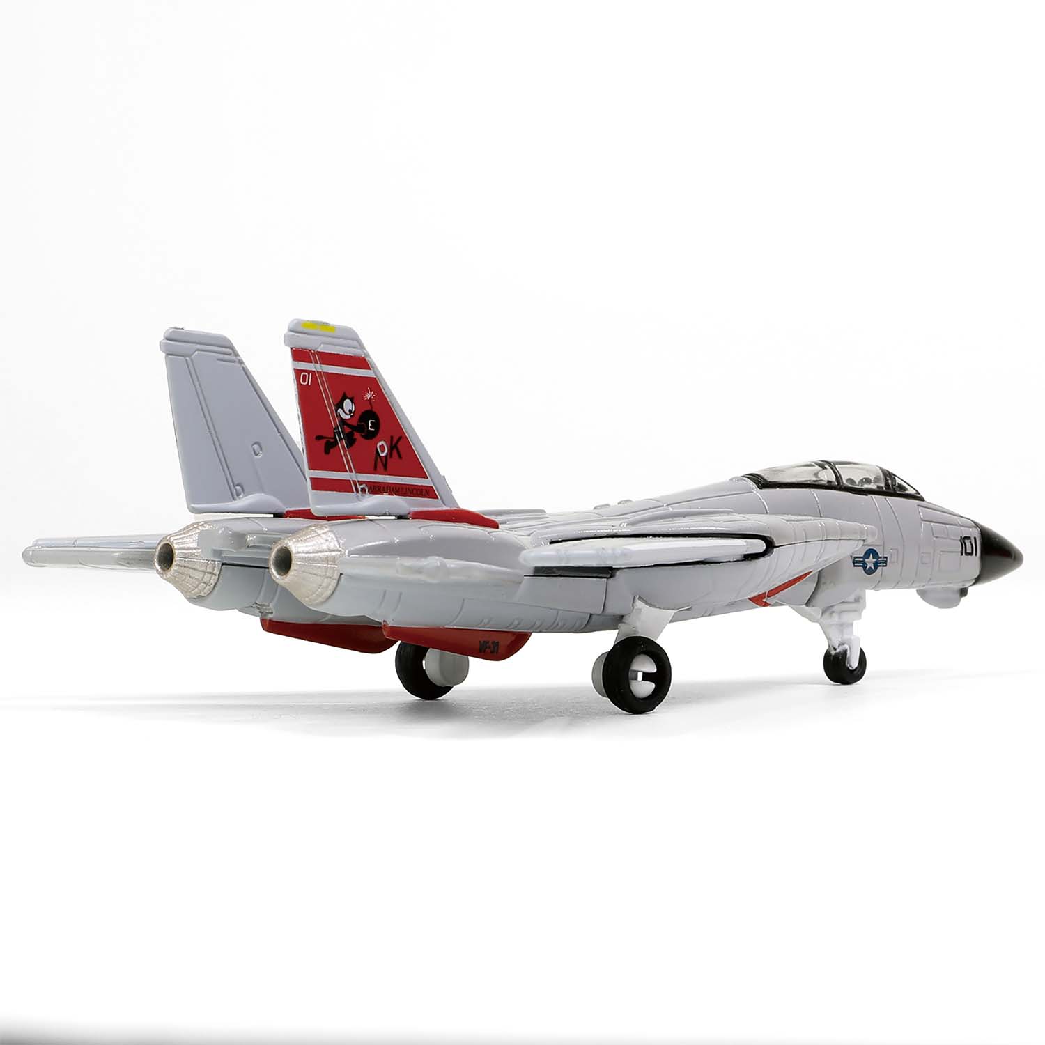 ハセガワF−14A 完成品VF-31トムキャッターズ飛行状態1/72完成品