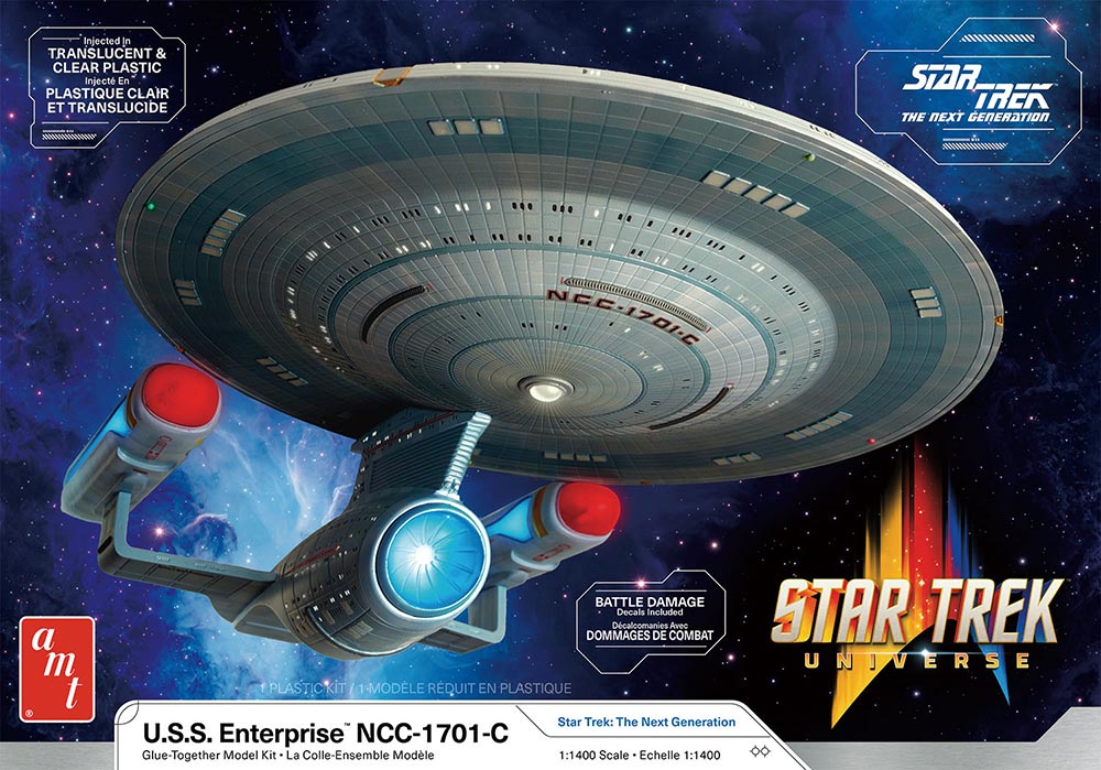 1/1400 スタートレック U.S.S. エンタープライズ NCC-1701-C【AMT1332