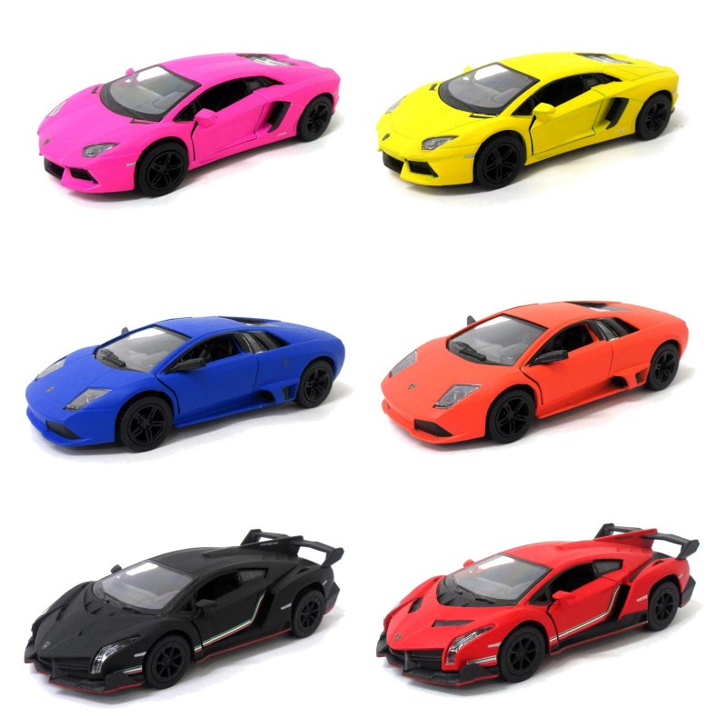 ミニカー 1:36-38 ランボルギーニ マットカラー 3種2色アソート｜BtoB