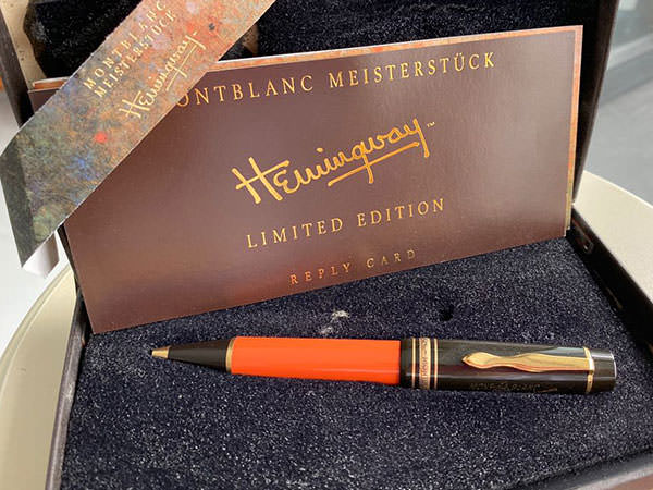 モンブランの1992年作家シリーズ『ヘミングウェイ』を買取致しました