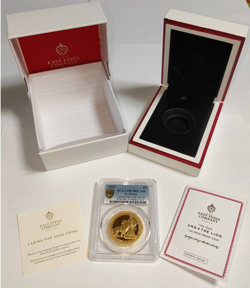 2023 ウナとライオン2oz シルバーコイン