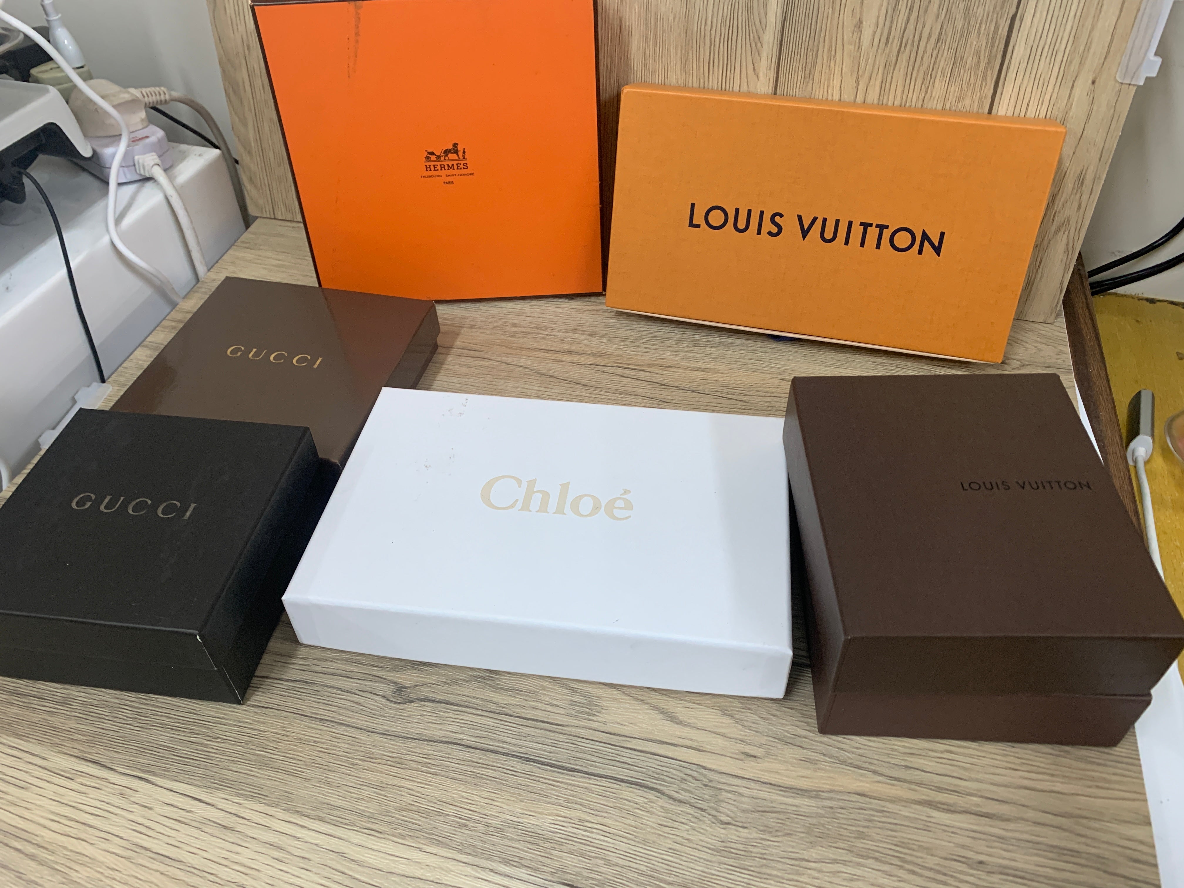 GUCCI・LOUIS VUITTON ギフト箱セット 空箱 GUCCI・LOUIS VUITTON