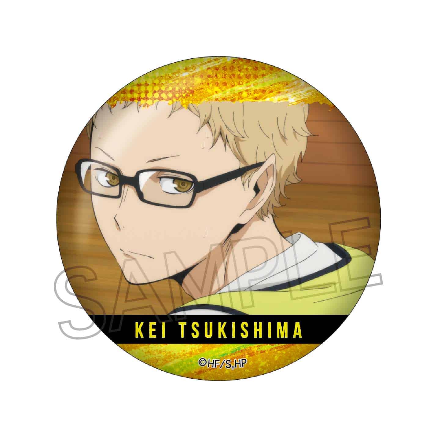 ハイキュー 歓喜の鼓動 影山飛雄 スクエア缶バッジ ③⑧ ハイキュー