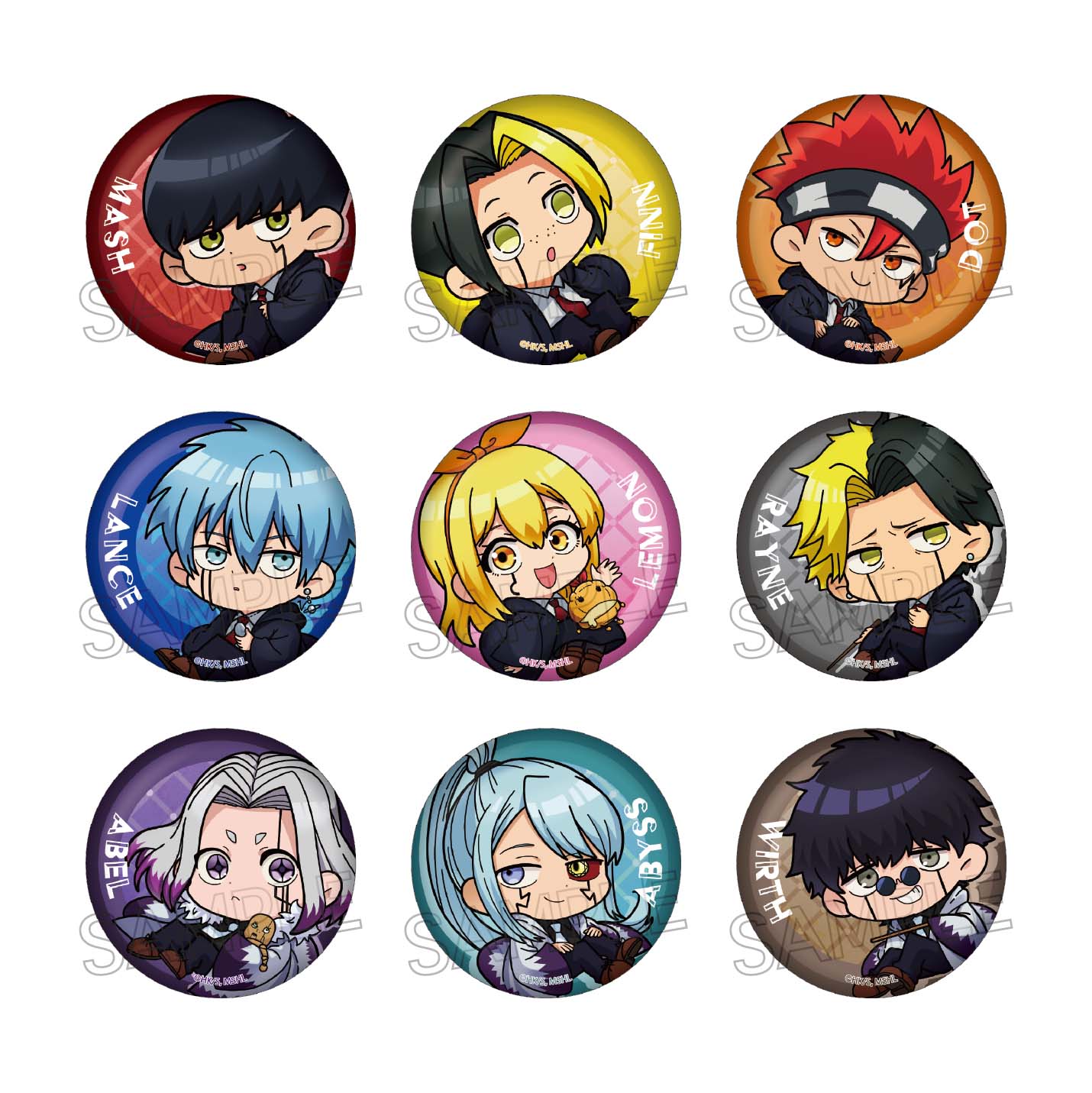 孤爪研磨 オールスター缶バッジ ハイキュー 音駒 オル缶 原画 大人 孤