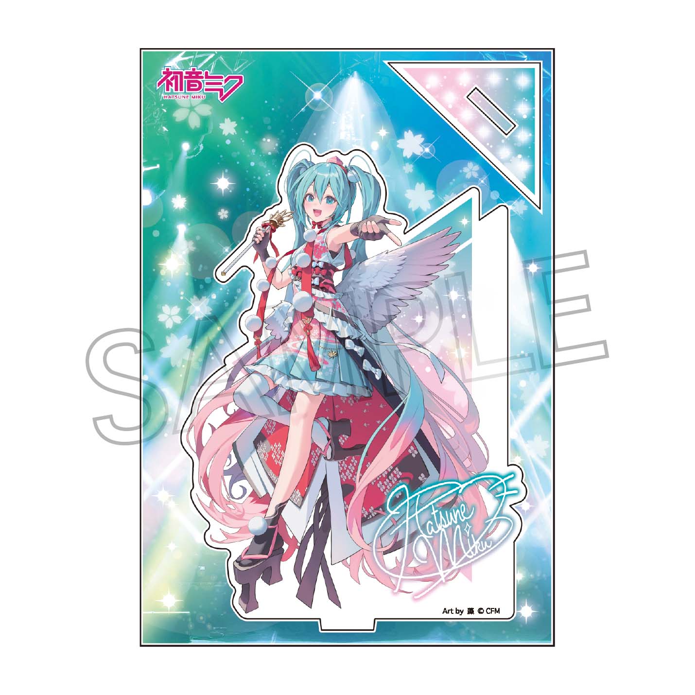 デジモンアドベンチャー 20周年記念 初音ミク アクリルスタンド 2つ