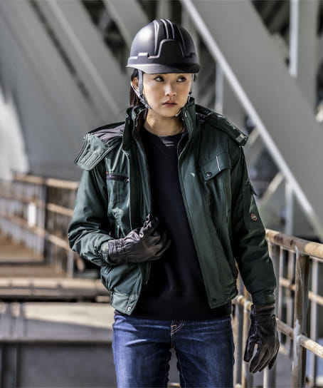 AZITO アジト】全4色・本格防風防寒ブルゾン（男女兼用） AZ-8561