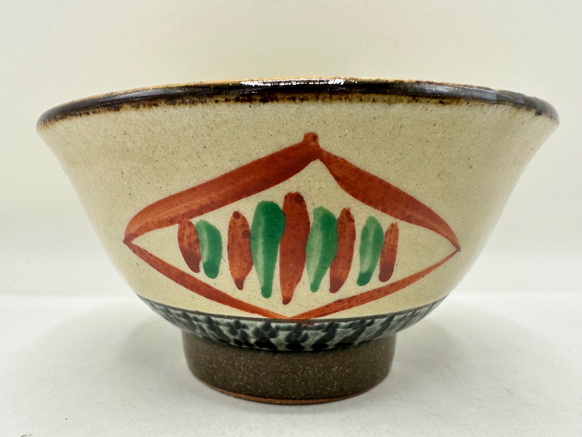 ☆小橋川永昌（二代目仁王）☆壺屋焼 赤絵壺