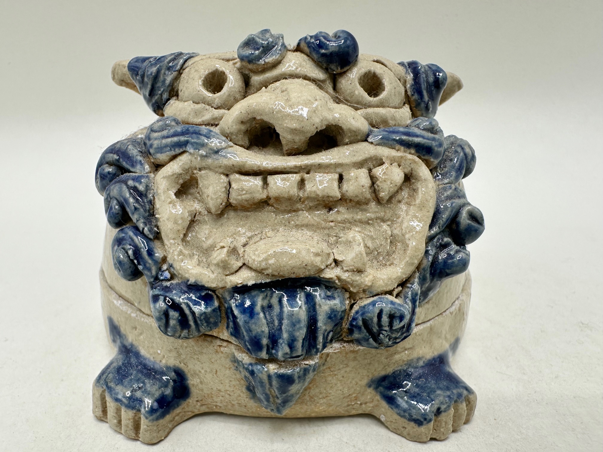 壺屋 焼締 筒茶碗 火入 古琉球 琉球美術 壺屋焼 古美術 古道具