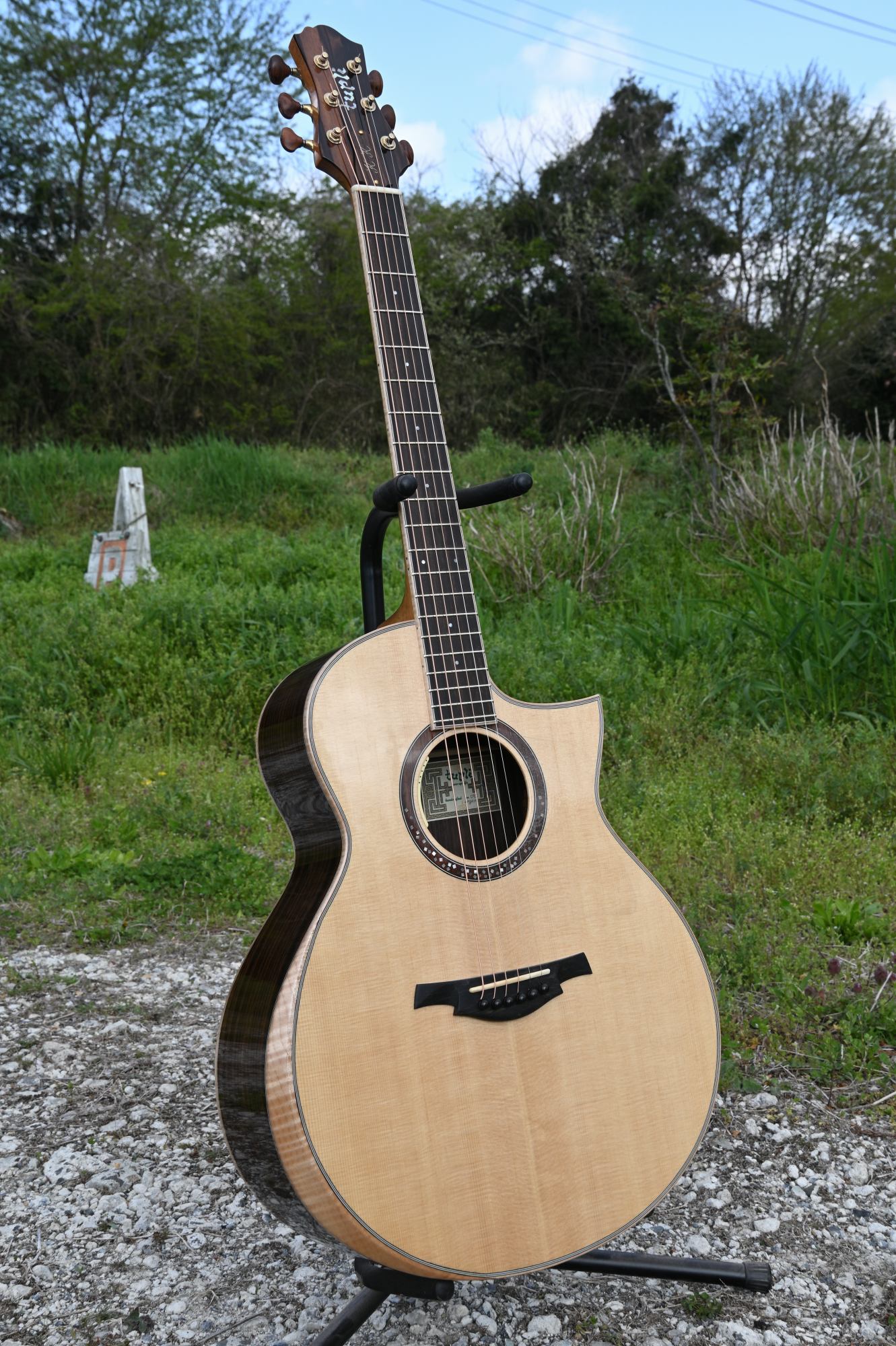 手工アコースティックギター tupli argo 全単板 ローズウッド tupli argo