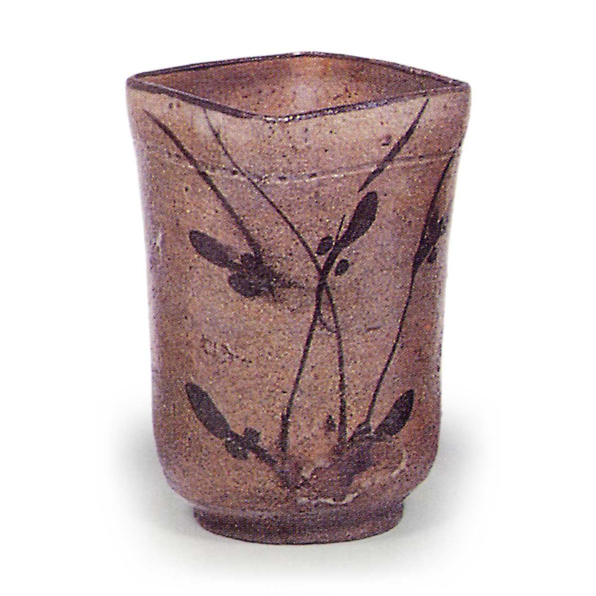 絵唐津 草花文 四方 筒向付 | 鶴田 純久の章 お話