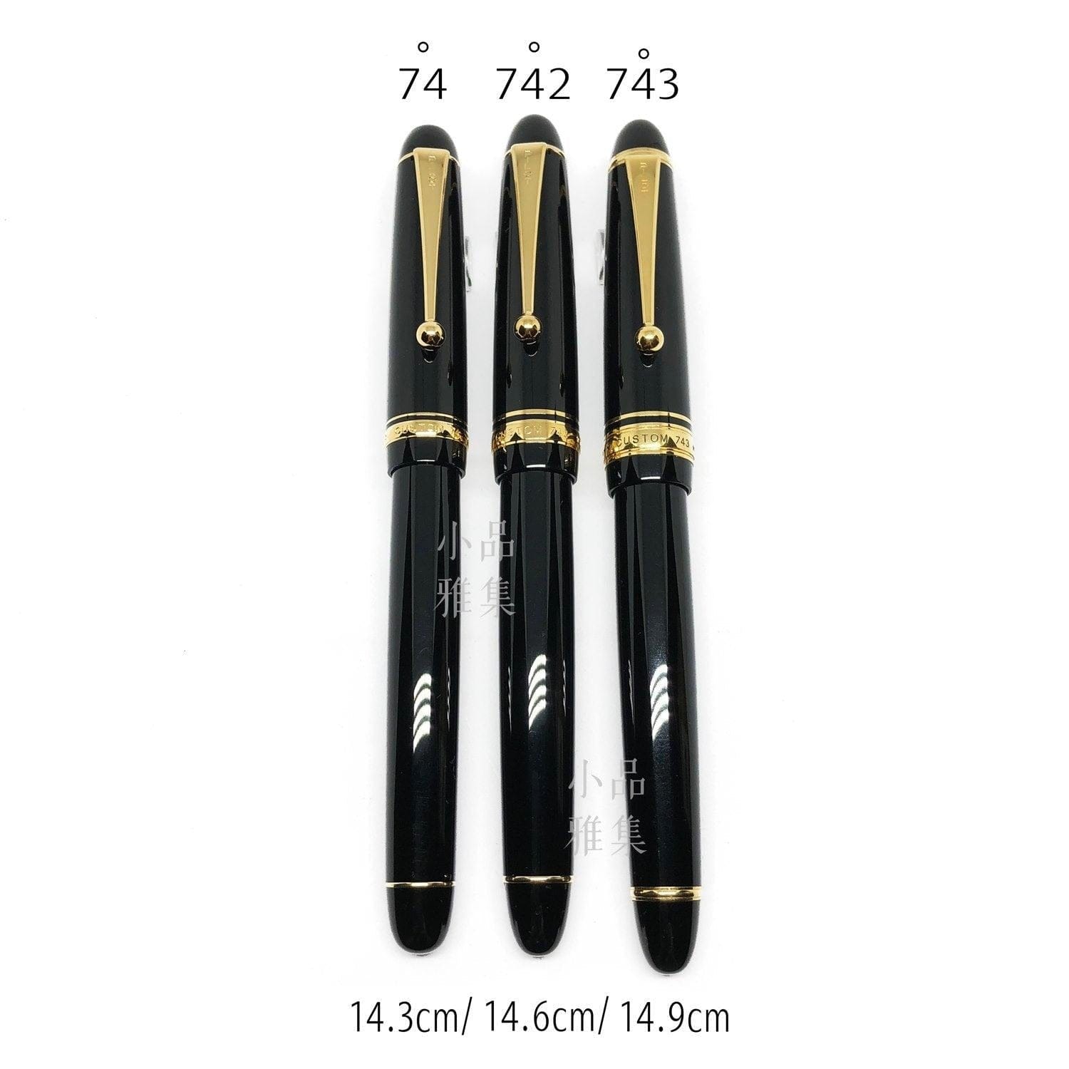 PILOT CUSTOM 742 14K black NIB no.10 - TY Lee Pen Shop - TY Lee