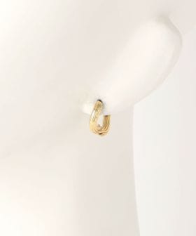 Otiumberg＞TWIST RIDGE HOOP ピアス