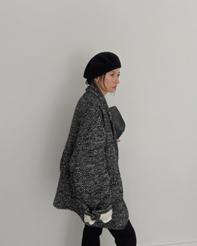 SuzuHirose×CLANE MIX COLOR OVER COAT