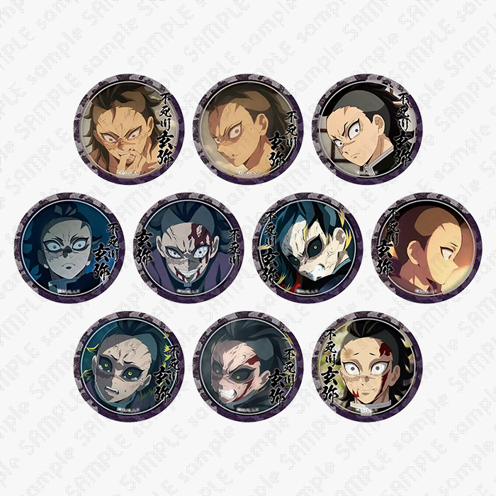 不死川玄弥 原作画 缶バッジ 13個 まとめ売り 不死川玄弥