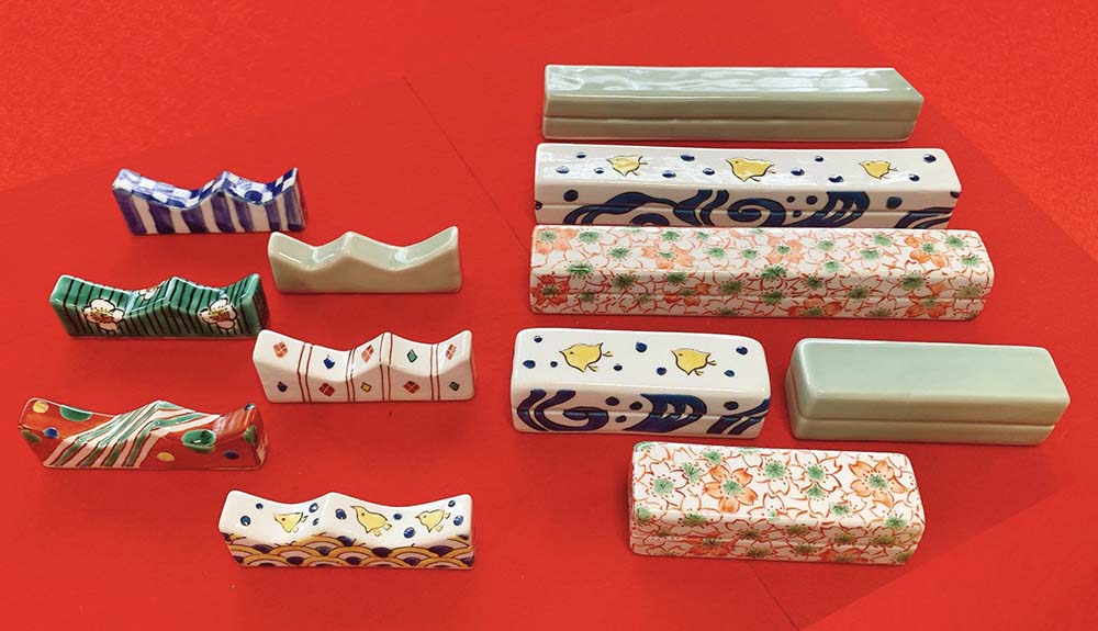 清 哥窯（かよう）太湖石型 造形筆置き 鑑賞石形置き物 書道具 文房具