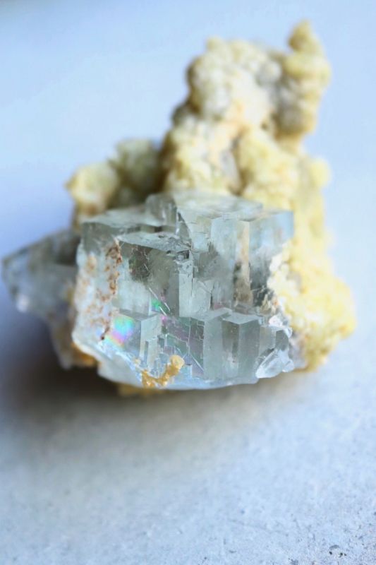 エルムウッド フローライト 1499 天然石 原石 鉱物標本 鉱石 蛍石