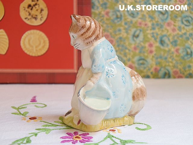 ビアトリクスポター置物 猫のリビー Royal Albert ビアトリクス