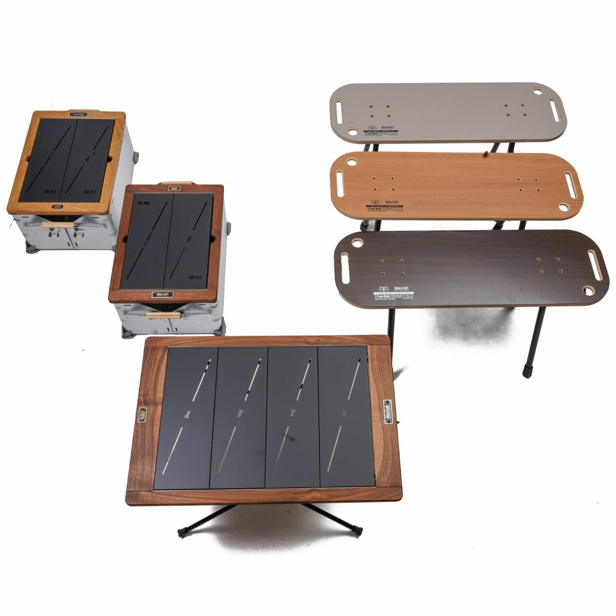 Shim Craft 2Face Deck、レッグ、ケースセット Shim Craft 2Face Deck