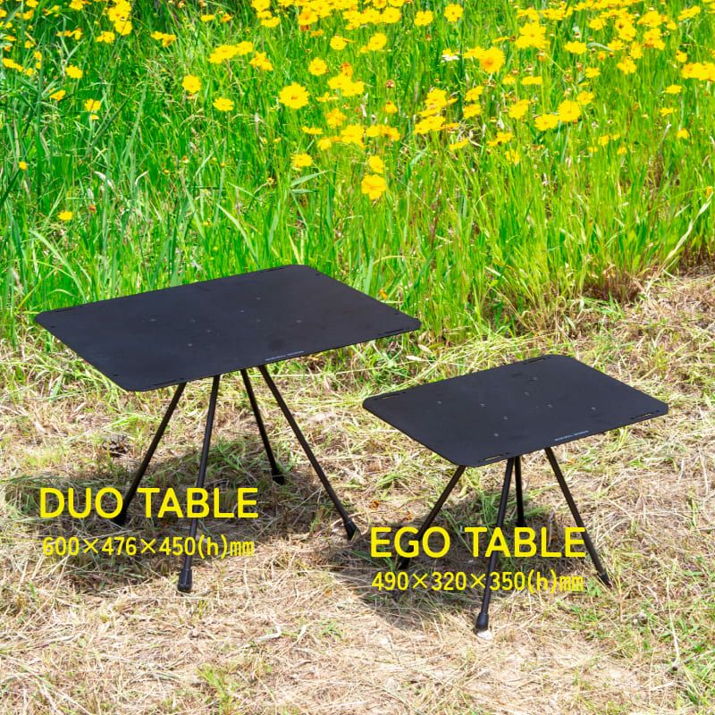 MINIMAL WORKS (ミニマルワークス) DUO TABLE BLACK MATTE デュオ