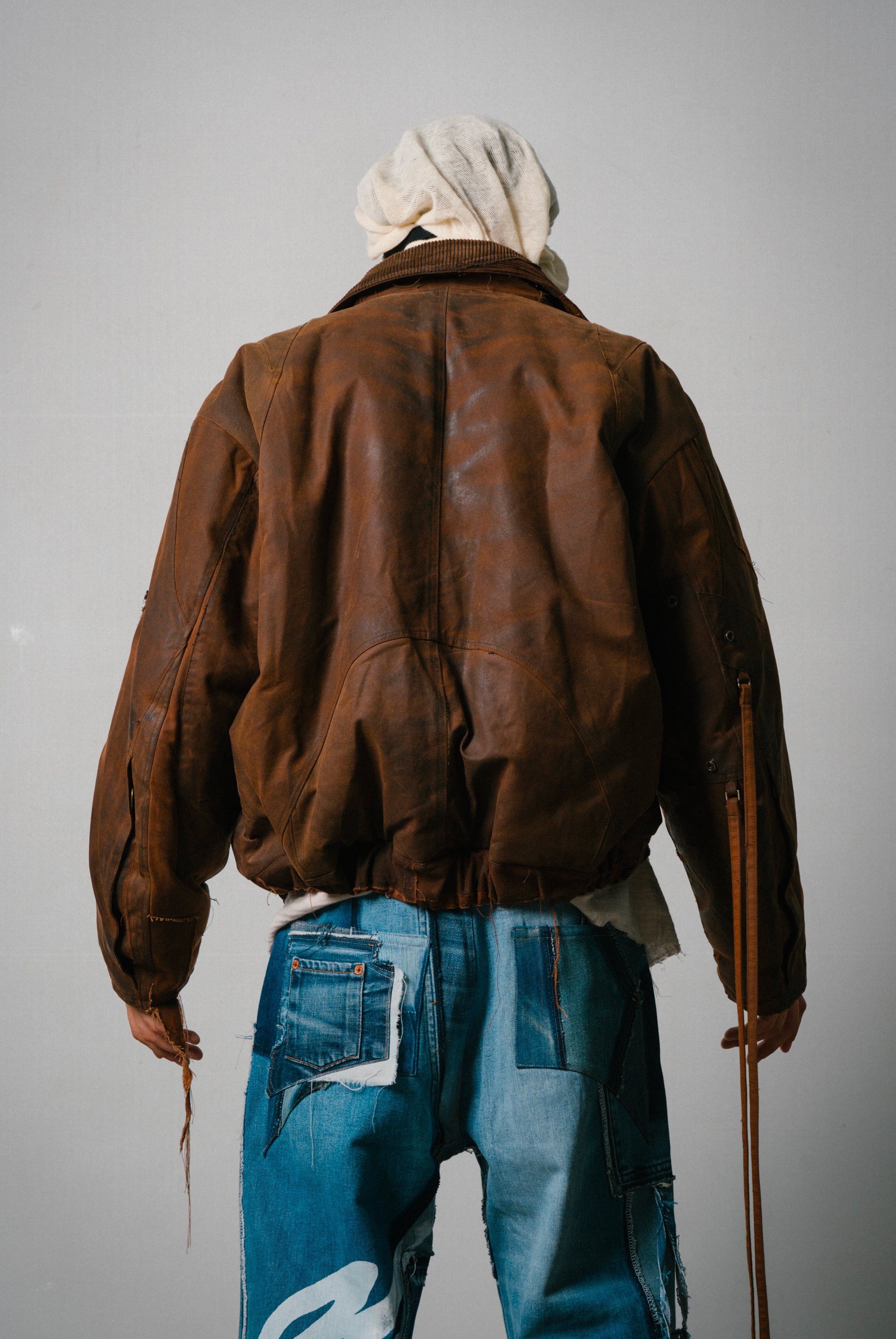 ABSTRACT PATCHWORK BOMBER JACKET – UNDER THE SIGN