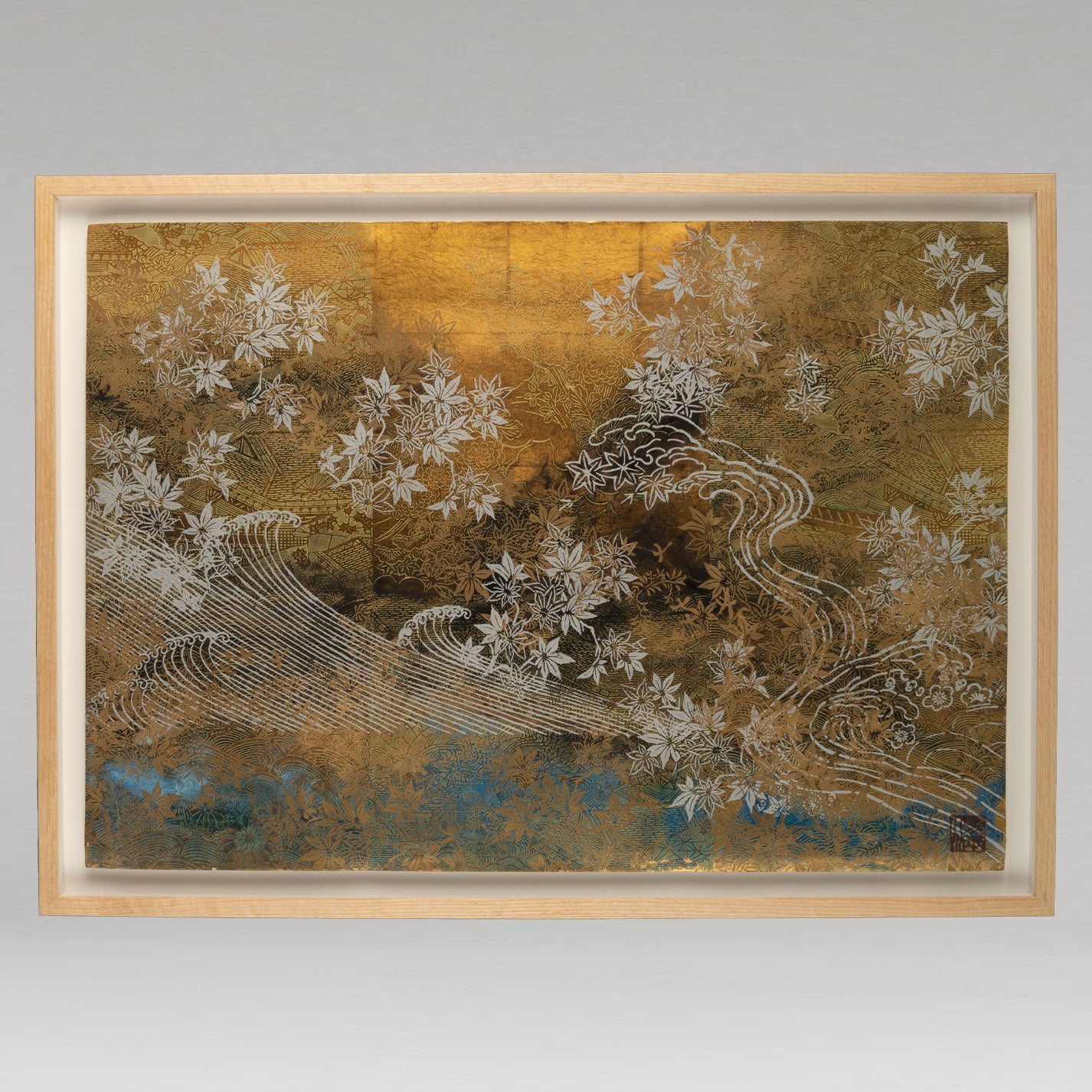 今井俊満 花鳥風月 シルクスクリーン 今井俊満 – -花鳥風月より-①