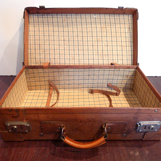 高級 本物アンティーク トランク】