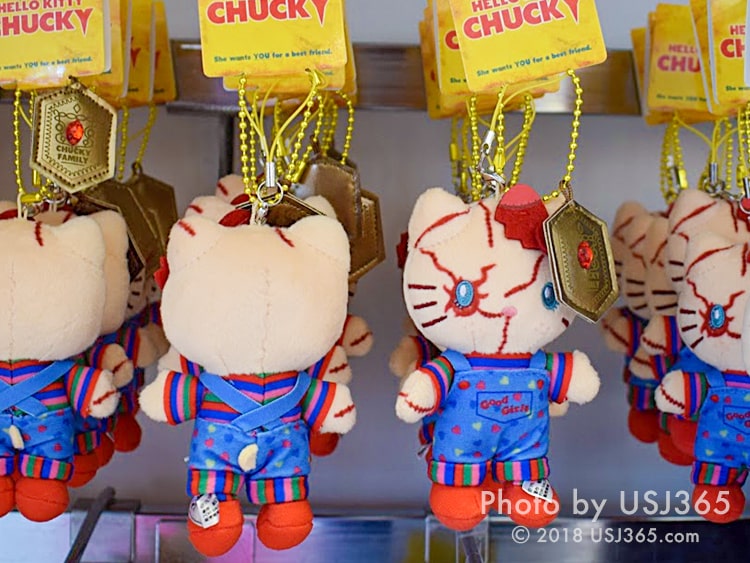 USJ キティ チャッキー ハロウィン ミミィ レア キーチェーン