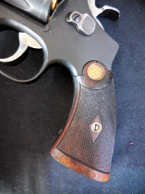 S&W純正 Nフレーム用 木製ビンテージサービスグリップ - USPD GEAR