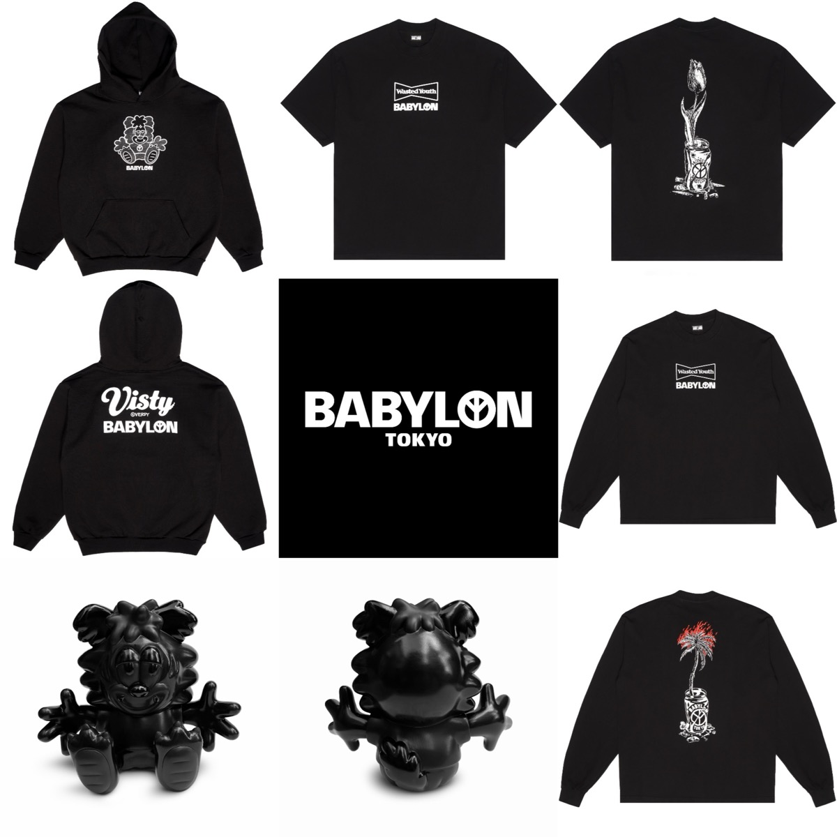 小売 VERDY / Visty x Babylon Toy Black VERDY Vis x Babylon Toy